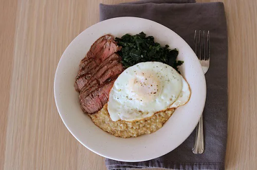 Steak and eggs oatmeal.alert1 medical alert systems 